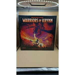 DRAGONLACE: WARRIORS OF KRYNN BOARD GAME d&d Dungeons And Dragons Incomplete 80%
